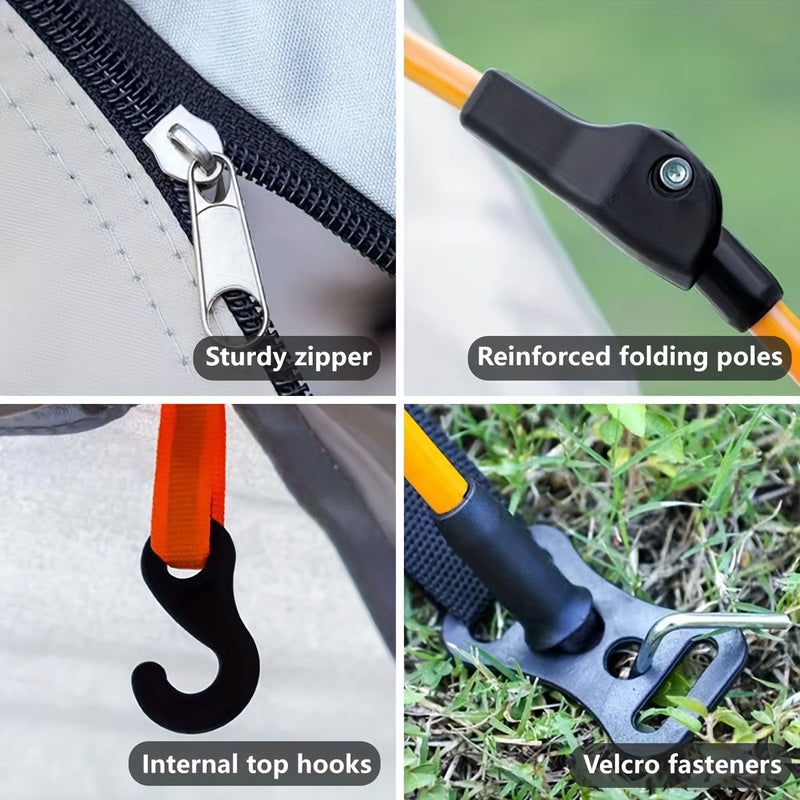 QuickCamp Składany Namiot – Komfort i Ochrona na Każdą Wyprawę na Świeżym Powietrzu