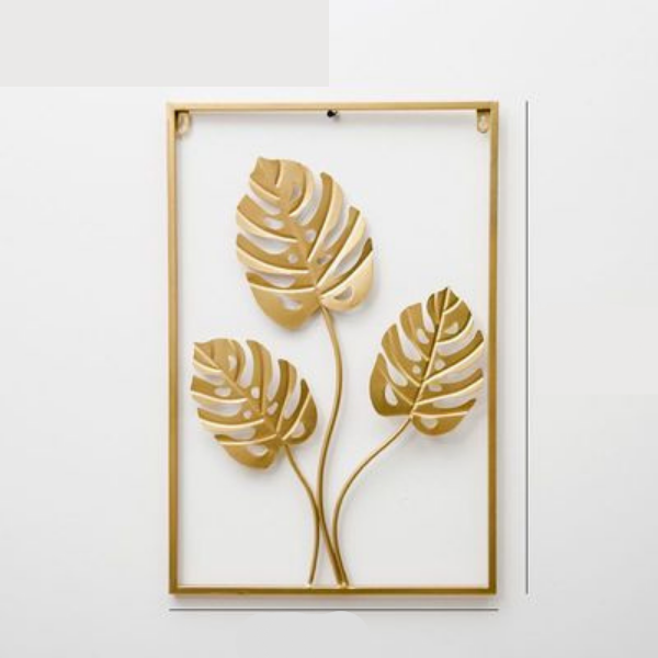 LuxiLeaf - Złota Dekoracja Ścienna