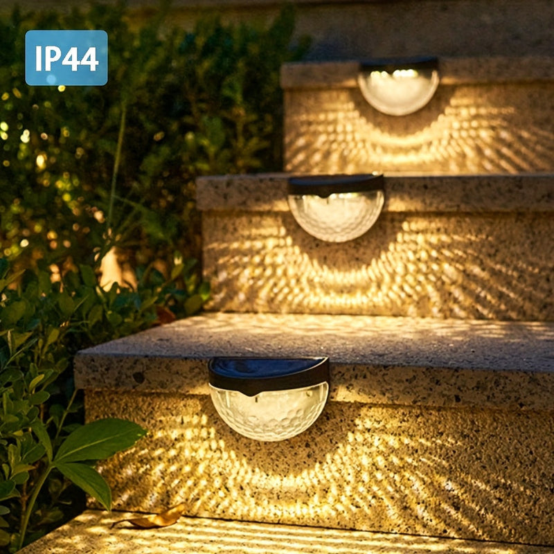 SolarGlow Półokrągłe Oświetlenie LED do Ogrodzenia – Eleganckie i Trwałe