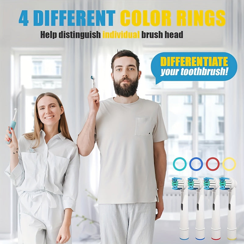 16 capete de schimb pentru periuțe de dinți – Compatibile cu modelele Oral-B și asigură o curățare precisă