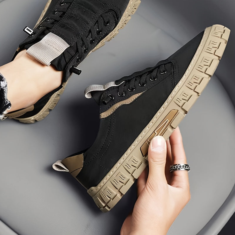 Pantofi Casual Skate Bărbați Solizi – Confortabili și Siguri pentru Exterior