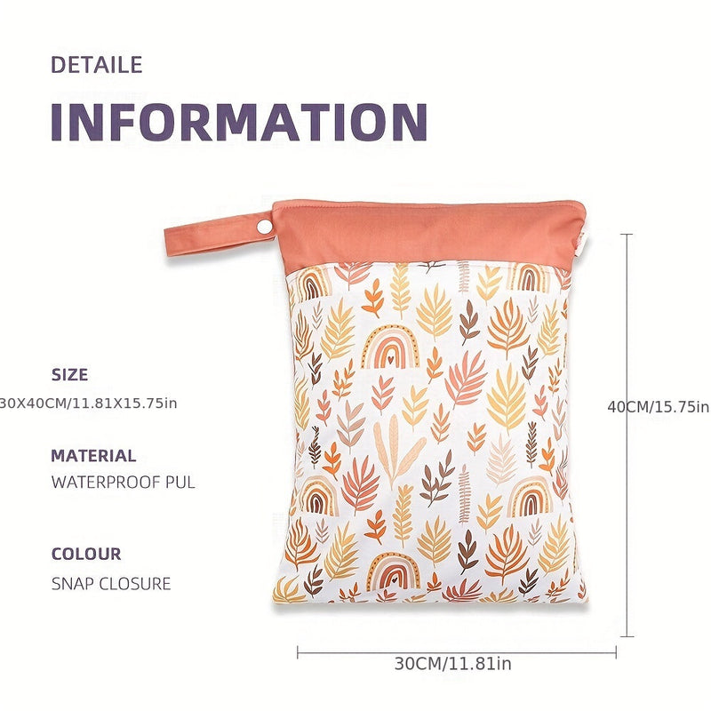 Wielokrotnego Użytku Wodoodporna Torba – Idealna na Pieluchy, Strój Kąpielowy i Więcej