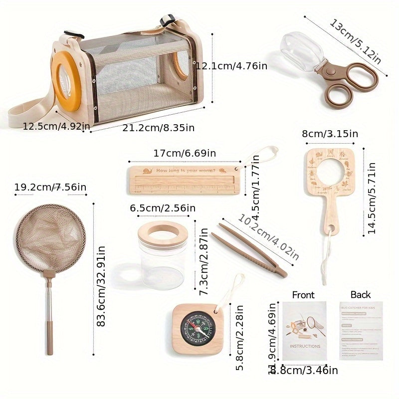 Nature Explorer Set pentru Studiul Insectelor – Descoperire și Joc în Natură