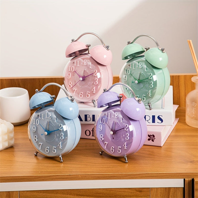 Luksusowy Budzik z Nocnym Oświetleniem – Obrotowy Wyświetlacz i Głośny Dźwięk Dzwonka dla Efektywnego Doświadczenia Budzenia