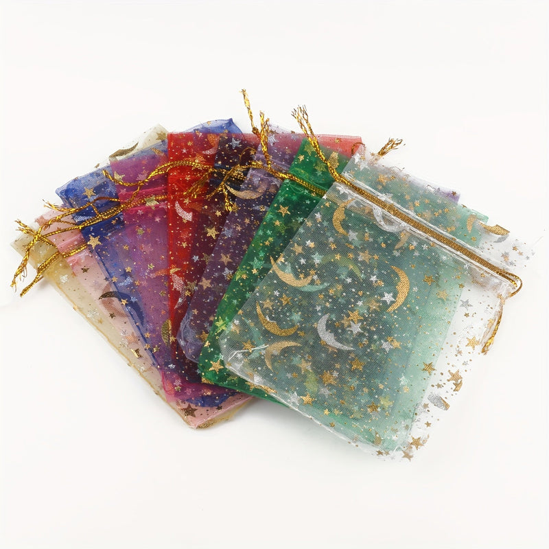 Set elegant de săculeți organza – Ideal pentru cadouri și decorațiuni de petrecere