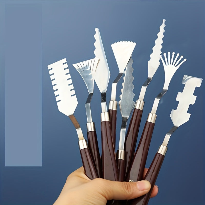 Zestaw Noży Malarskich MasterBlend – Precyzja i Kreatywność w Sztuce Malowania Olejnego