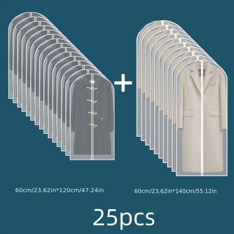 Zestaw worków na ubrania ClearGuard – Praktyczny i Ochronny