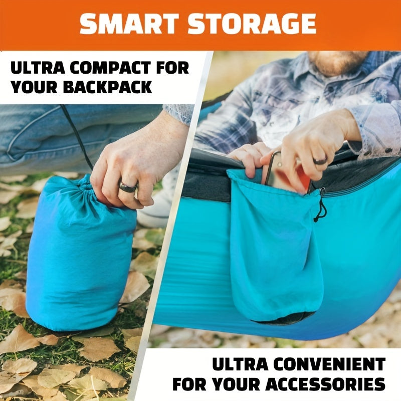 Kültéri nejlon függőágy – rugalmas és könnyű minden kalandhoz