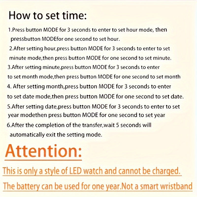 Ceas luminos pentru copii - Ecran LED colorat și design sportiv