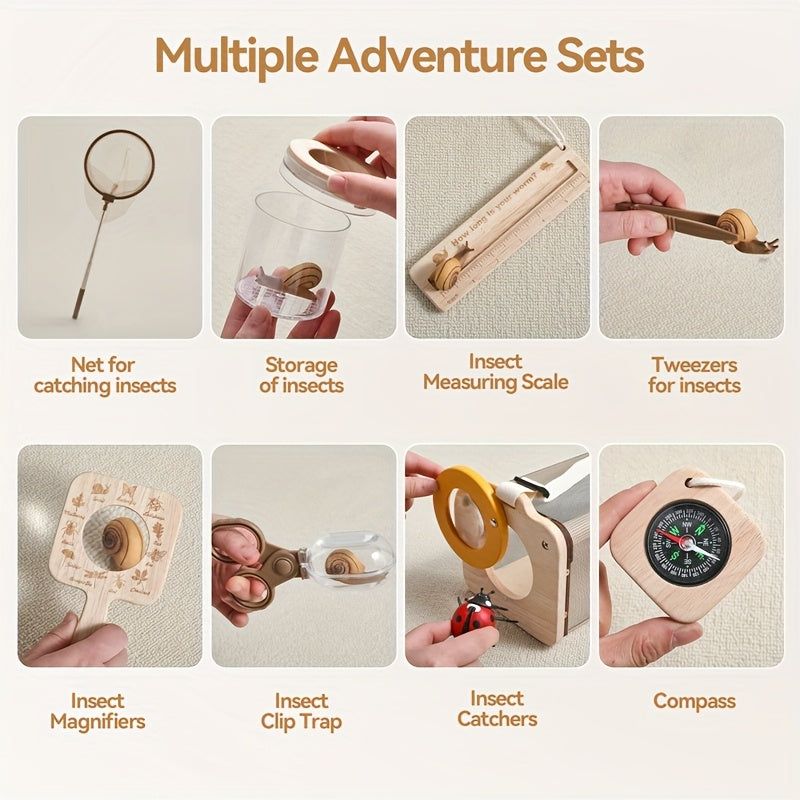 Nature Explorer Set pentru Studiul Insectelor – Descoperire și Joc în Natură
