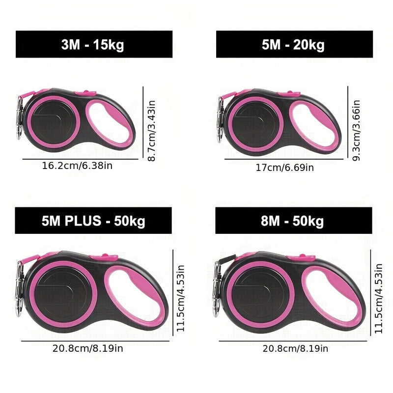 Állítható sétáló póráz kutyáknak – Tartós és könnyen használható közepes és nagy kutyák számára