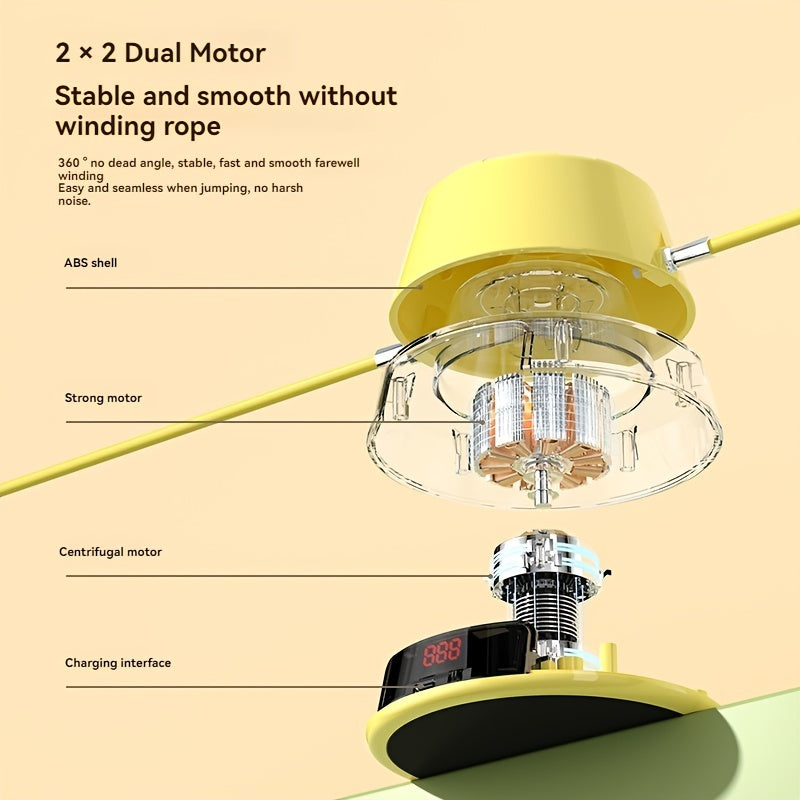 JumpSmart Elektroniczna Skakanka – Bezprzewodowa z Cyfrowym Licznikiem i Pilotem
