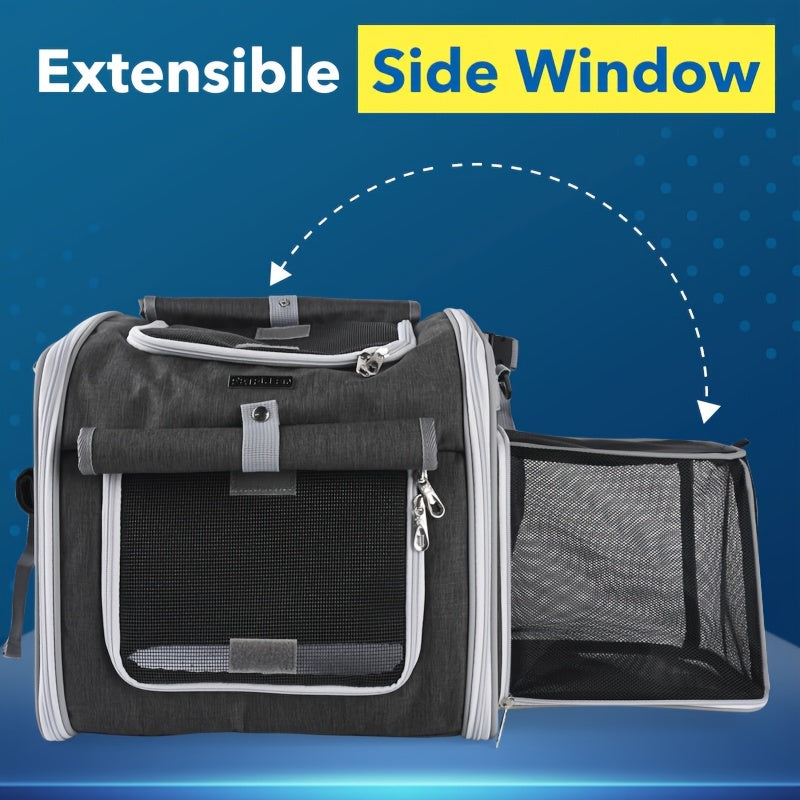 Coș extensibil pentru bicicletă pentru animale – confortabil și sigur pentru câini și pisici mici