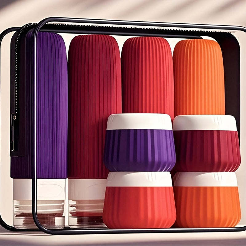 Praktyczny Zestaw Butelek Podróżnych – Bezpieczny i Wygodny w Podróży