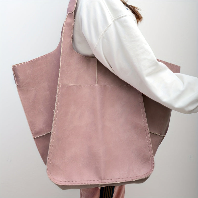 RetroWave Duża Torba Plażowa – Stylowa i Funkcjonalna