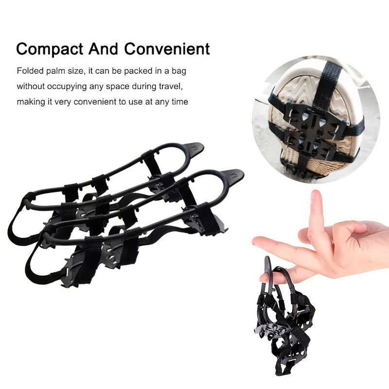 Colțari antiderapanti cu 24 de dinți – Ideali pentru drumeții, alpinism și sporturi de iarnă