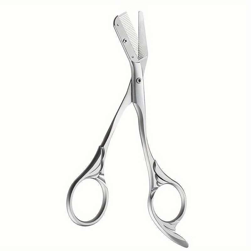 Precyzyjne nożyczki do brwi z grzebieniem – Higieniczne i skuteczne