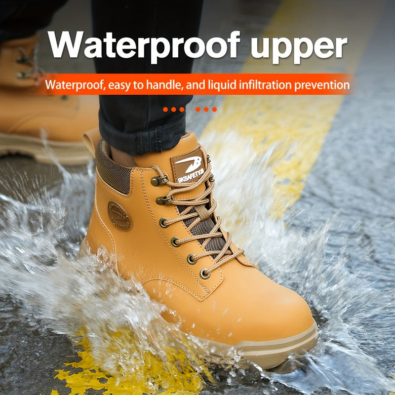 Durable work shoes with steel toe caps – Strong and comfortable for work and industry