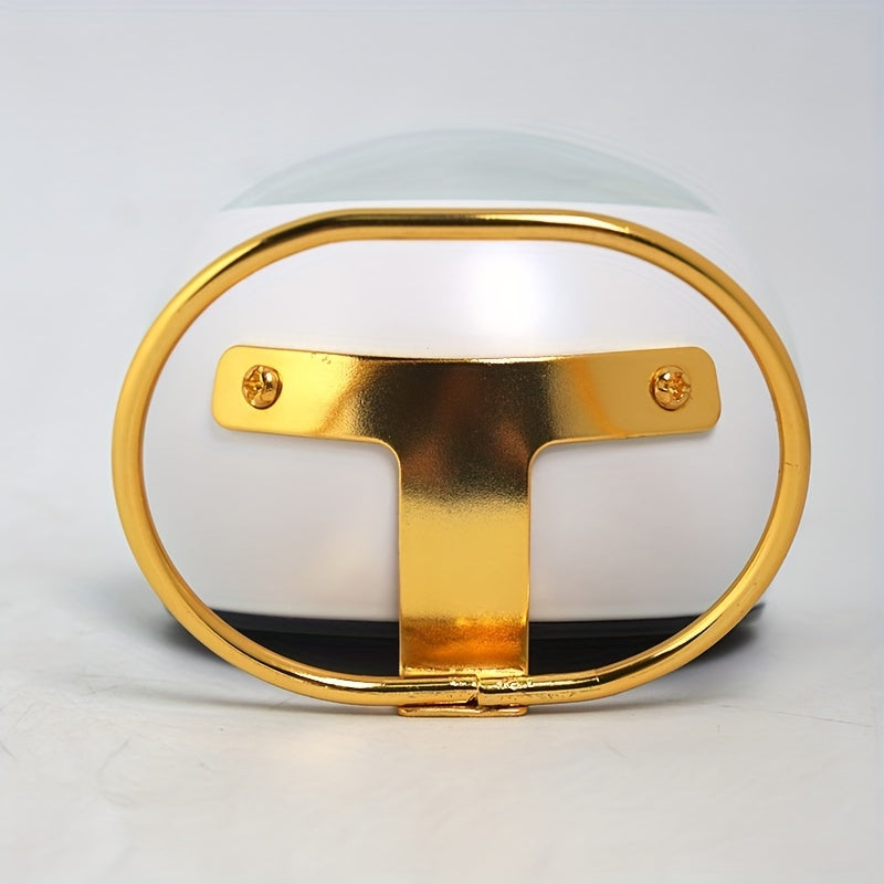 Nordycki Stille Biurkowy Zegar – Luminiscentne Wskazówki & Metalowa Ramka