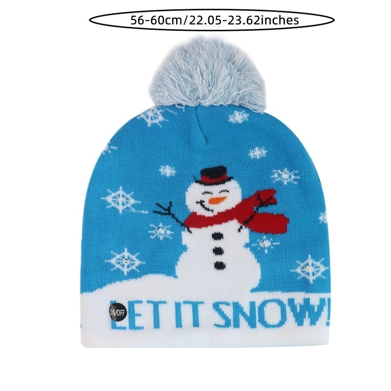 Mikołajkowy Kapelusz LED - Oświetlony i Radosny na Święta