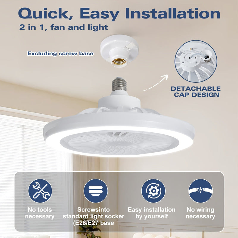 LED Lampa Wentylatorowa – Ściemniana i Cicha