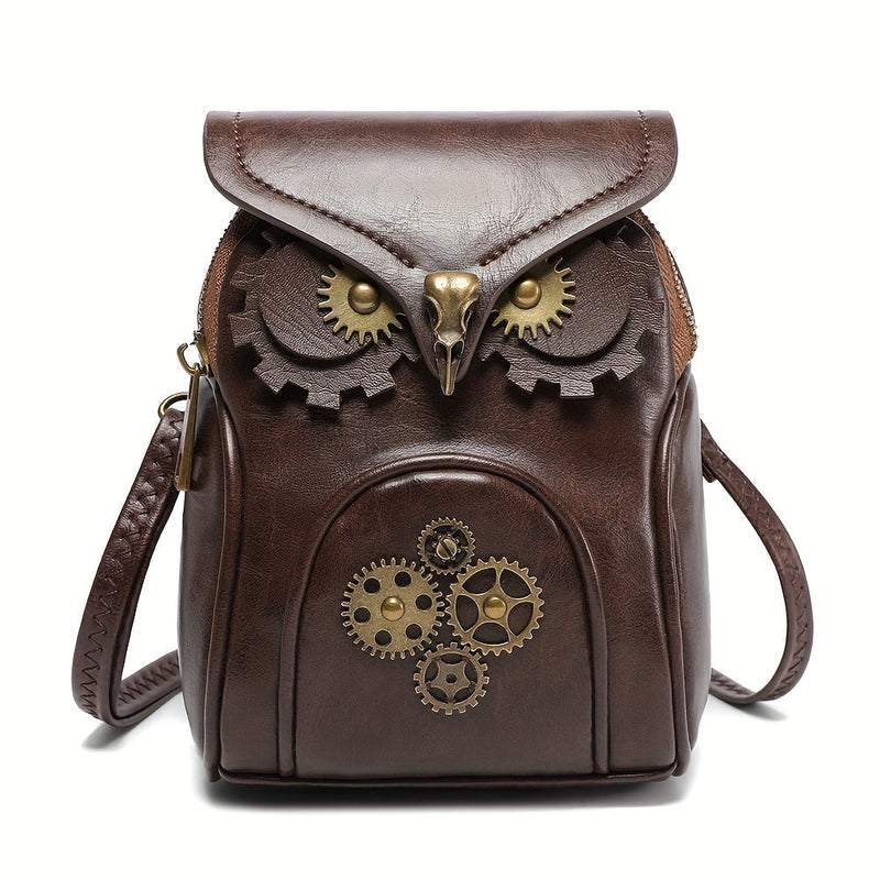 Steampunk Sowa Mini Torebka – Stylowa i Funkcjonalna
