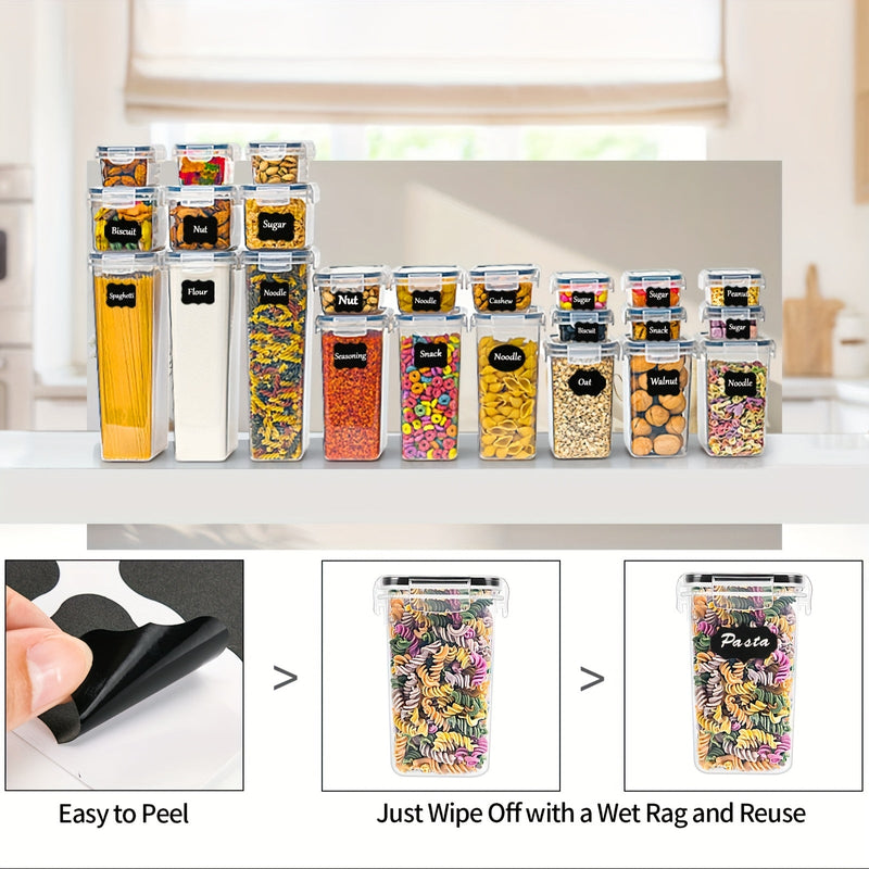 24-elementowy zestaw do przechowywania w kuchni – Praktyczny i Przejrzysty