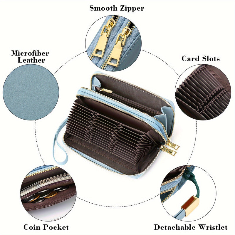 Bezpieczny Portfel Długi – RFID-bezpieczny i Funkcjonalny