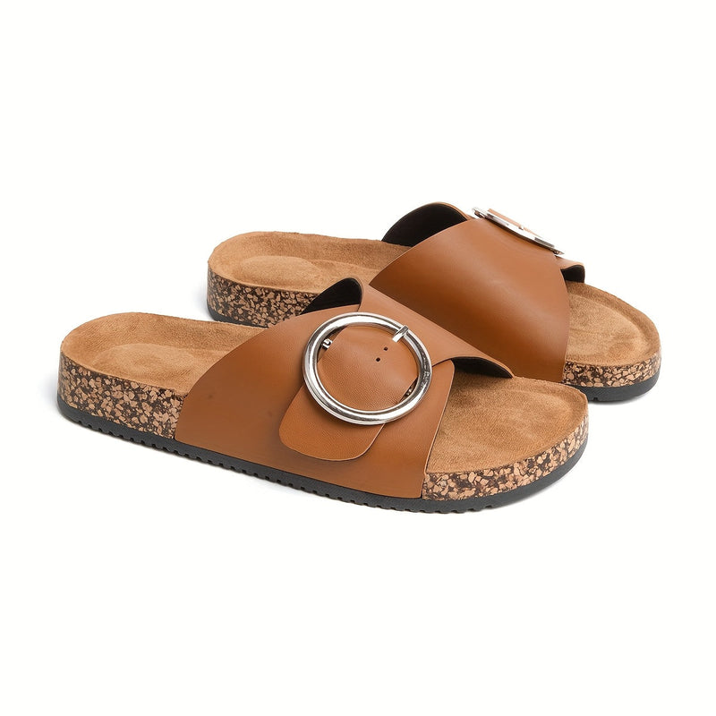 Nowoczesne Sandały Damskie z Metalowym Zapięciem – Wygodne i Stylowe na Każdą Porę Roku