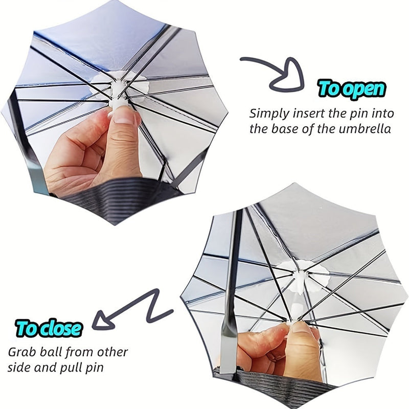 Șapcă cu vizieră SunShade – Ușoară, protectoare UV și fără mâini