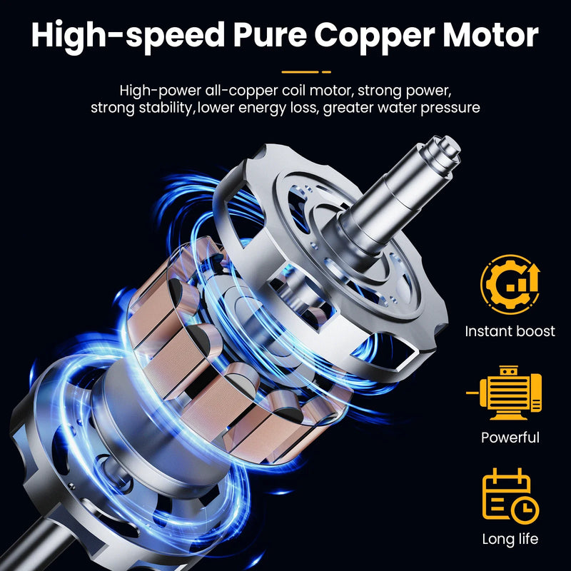 Bezprzewodowy Wysokociśnieniowy Odkurzacz – Potężne Czyszczenie z Akumulatorem Litowym i Wygodną Funkcjonalnością