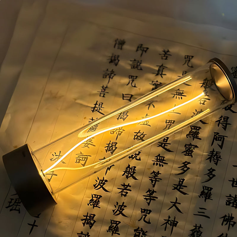 LumièreTube Lampa Stołowa - Minimalistyczny Design z 3 Poziomami Jasności