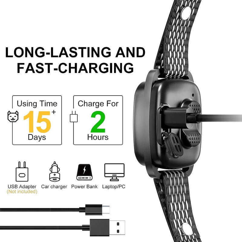 Inteligentna obroża antyszczekowa - Rust dla Twojego psa