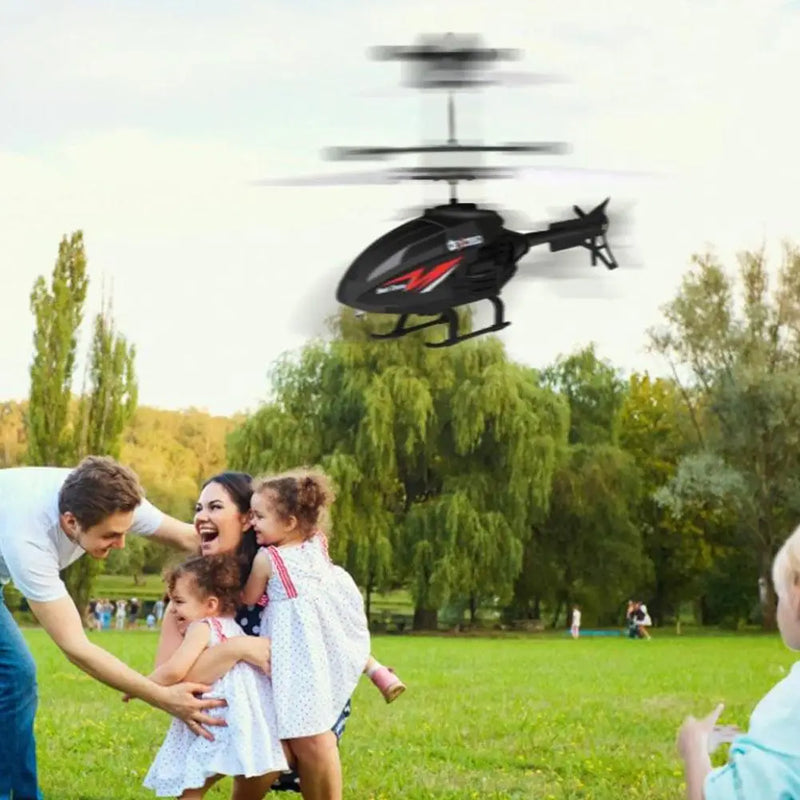 Elicopter RC cu 2 canale – Jucărie telecomandată pentru copii cu funcție de încărcare