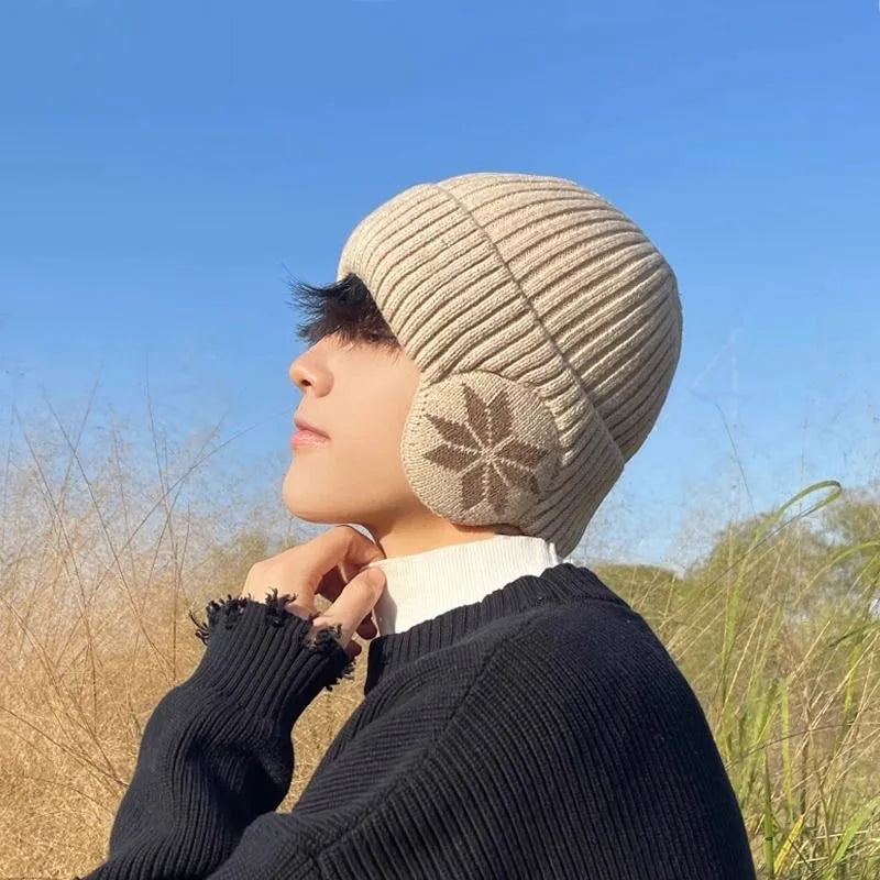 Zimní Teplá Pletená Čepice - Pro Pohodlí a Ochranu v Chladu