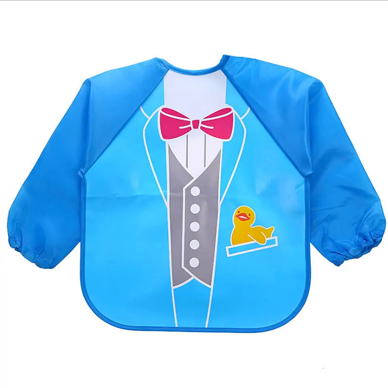 Mila Ochronny Șorț pentru Copii - Mâneci Lungii Impermeabile pentru Mâncare și Pictură