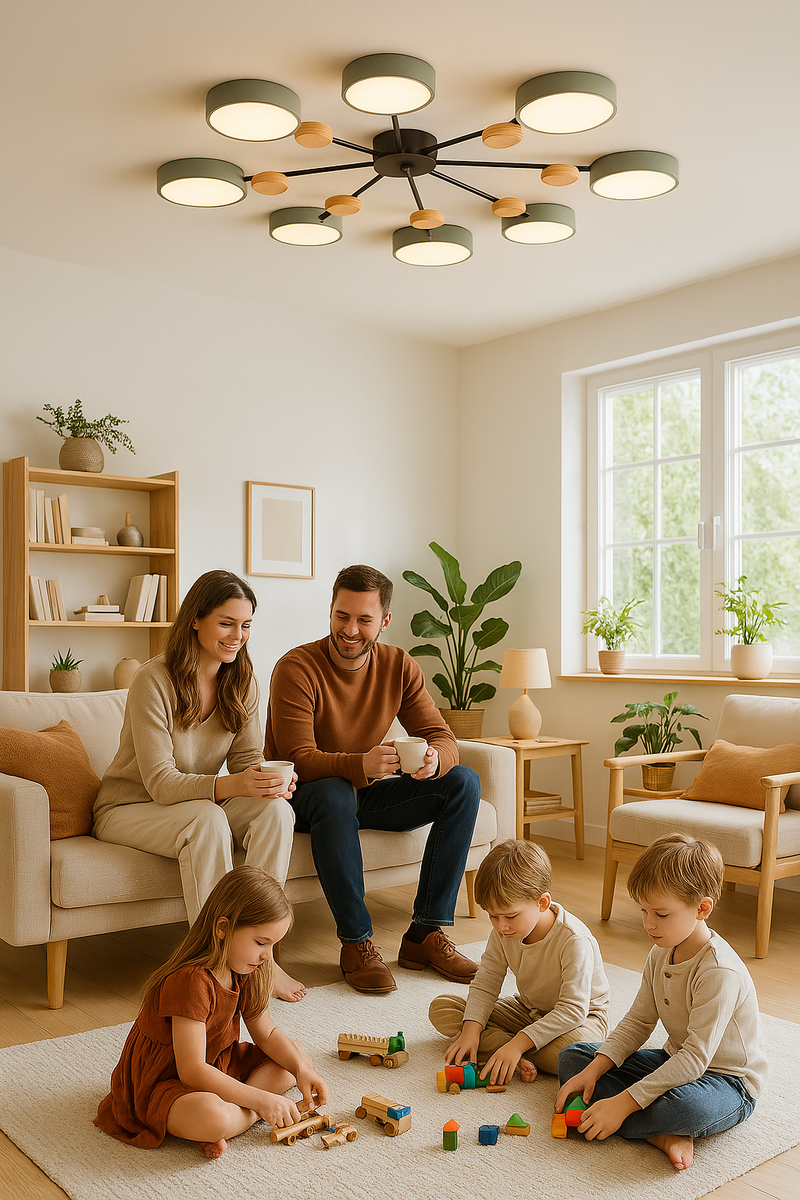 Nowoczesna Skandynawska Lampa Sufitowa LED – Stylowa i Trwała