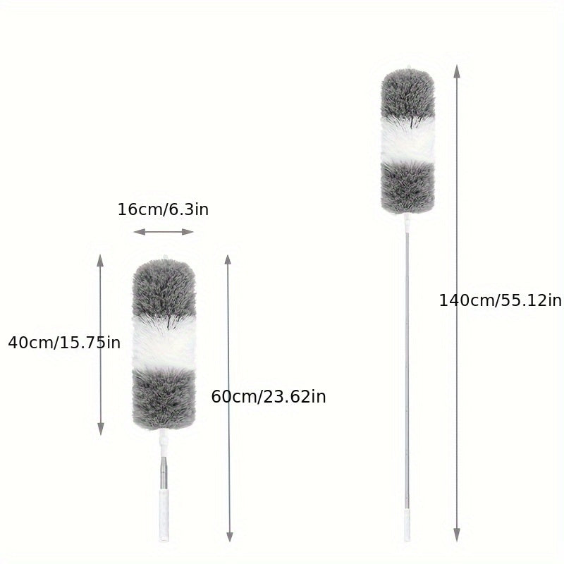 Penar extensibil din microfibră – lavabil, elastic și ideal pentru tavane înalte