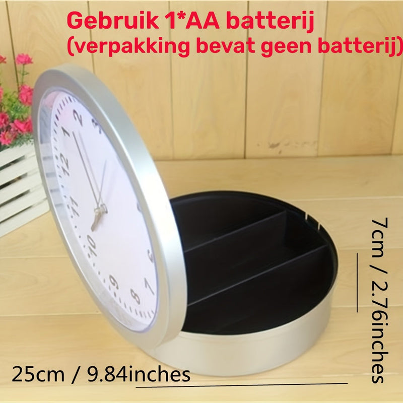 Zegar ścienny z Ukrytą Przechowalnią – Praktyczny i Dyskretny