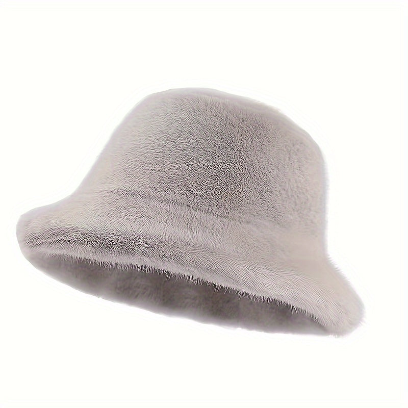 Fleur téli kalap – luxus műszőrme fülvédővel