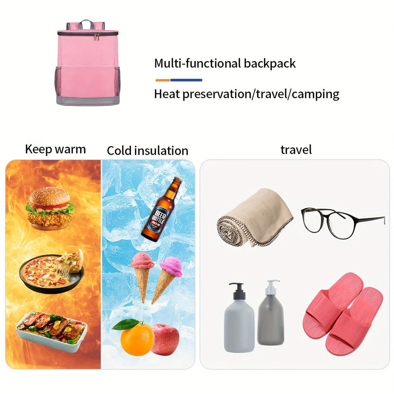 Plecak chłodzący na 24 puszki – idealny na plażę, kemping i pikniki