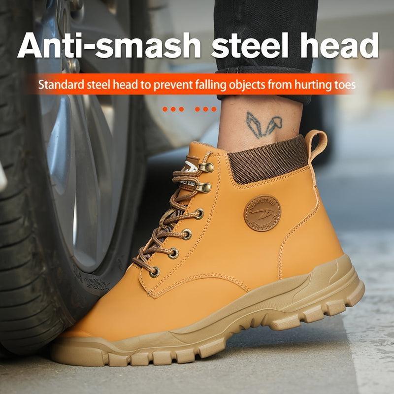 Durable work shoes with steel toe caps – Strong and comfortable for work and industry