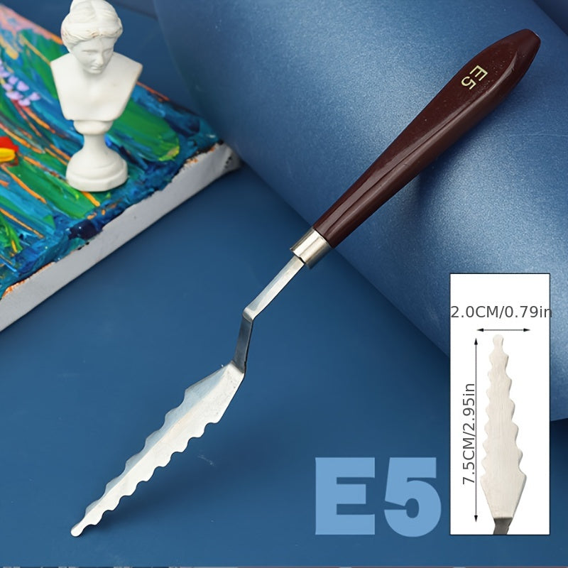 Zestaw Noży Malarskich MasterBlend – Precyzja i Kreatywność w Sztuce Malowania Olejnego