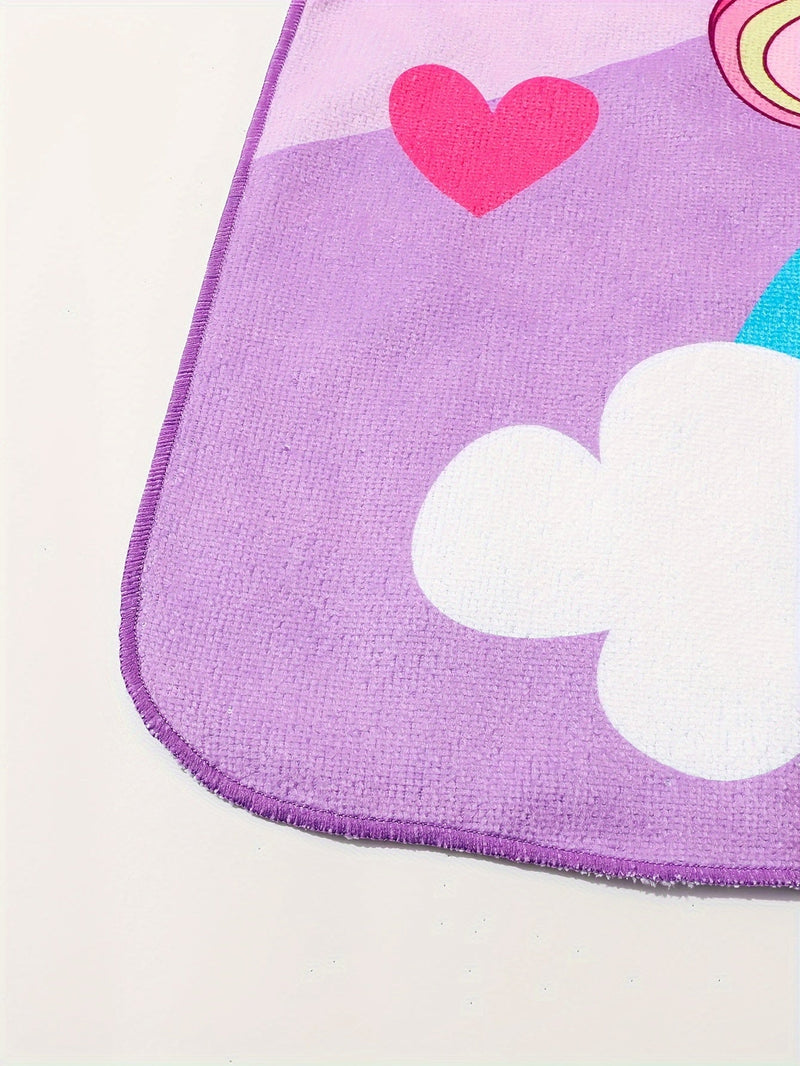 Édes védőpóló gyerekeknek unikornissal – légáteresztő és mosható mosógépben