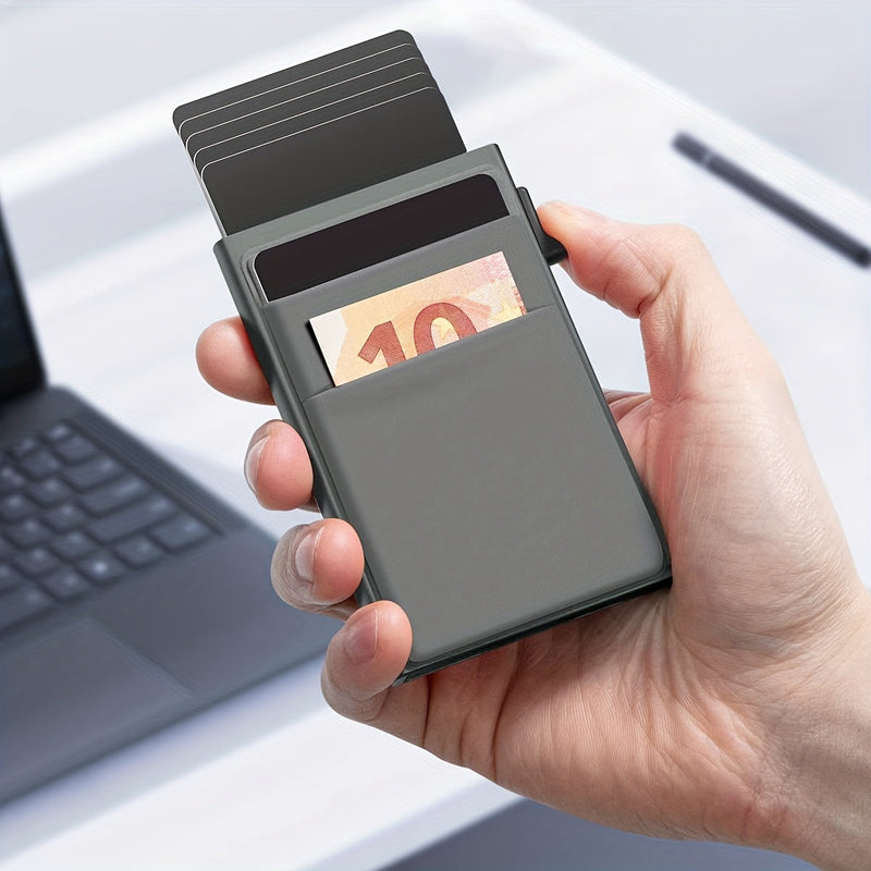 Card RFID blocant – eliberare automată și capacitate mare pentru depozitarea sigură a cardurilor