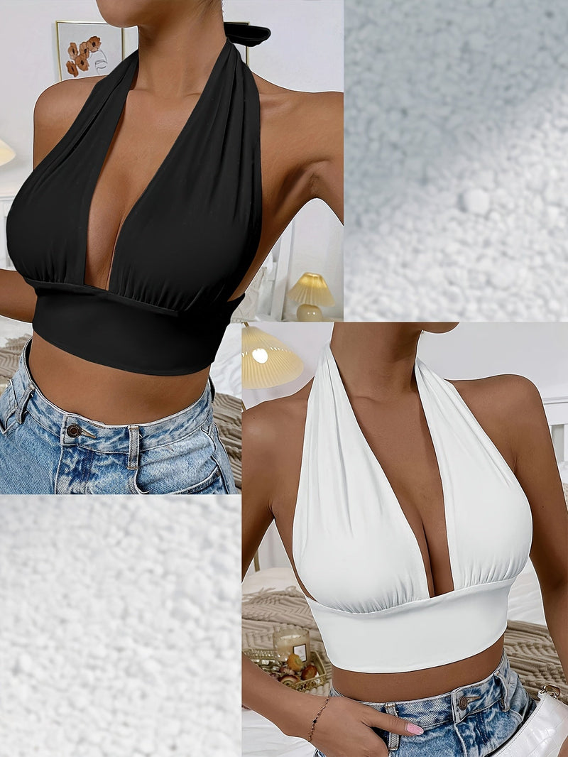 Elegancki Top Bandeau Damski - Elastyczny i Modny