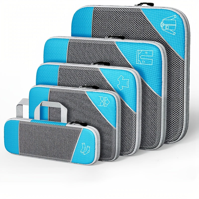 Zestaw Organizerów Bagażu – Kompaktowy i Praktyczny w Podróży