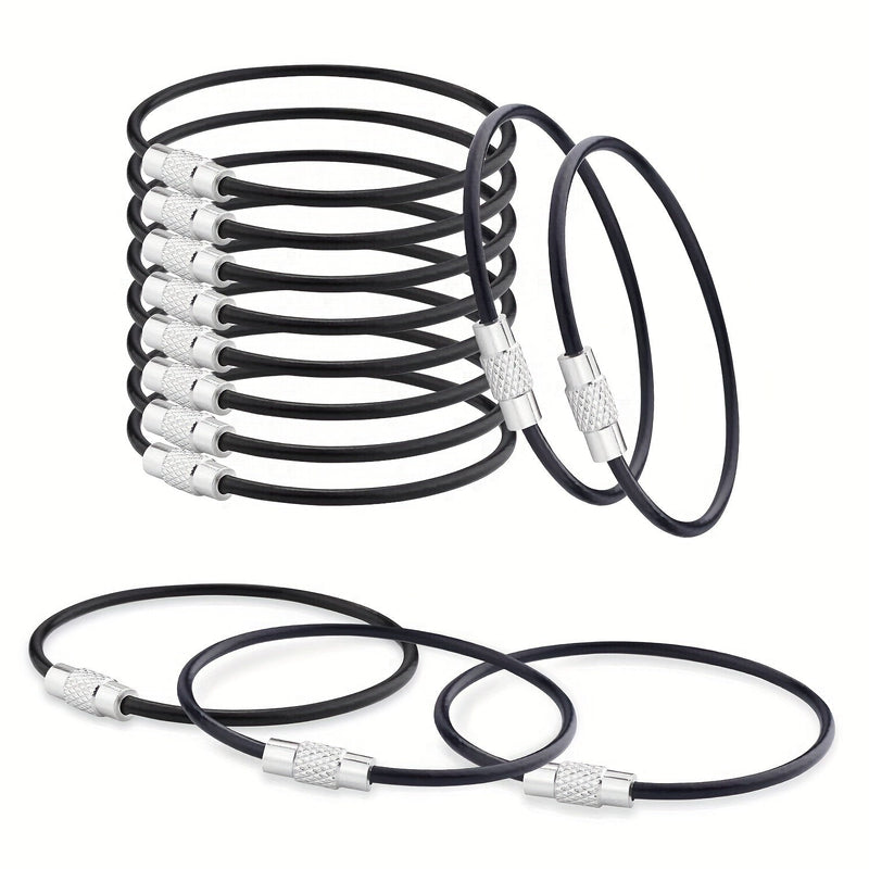 Set de brelocuri din oțel – Brelocuri rezistente pentru chei pentru călătorii și activități în aer liber