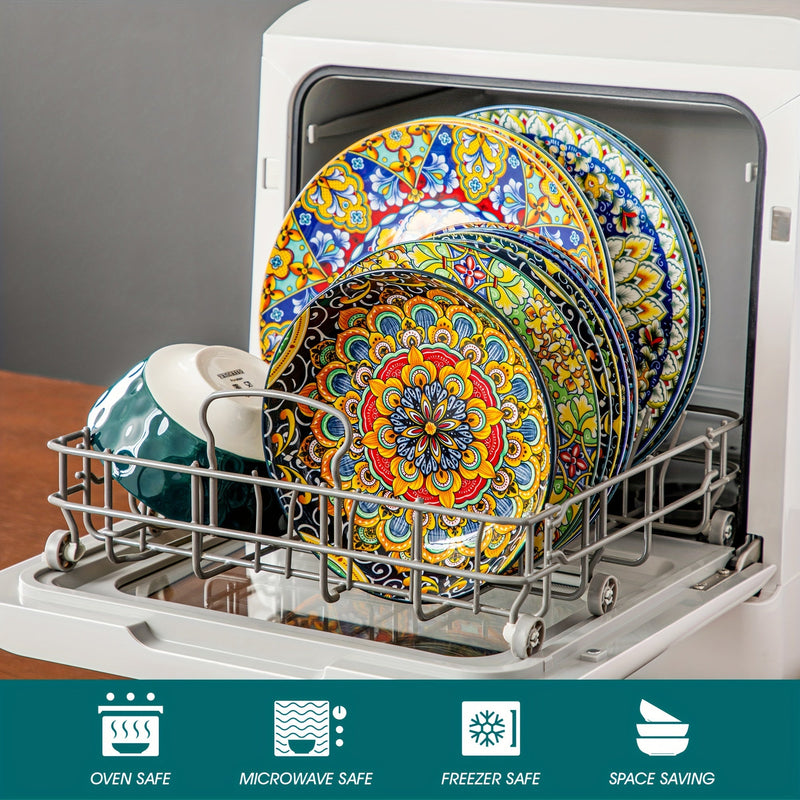 Set de masă cu 24 de piese – De înaltă calitate în stil boem