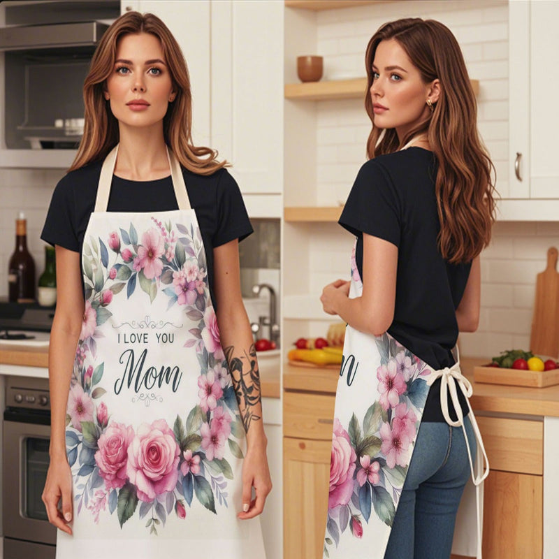 Gătitul cu Dragoste – Frumos Șorț Floral de Ziua Mamei